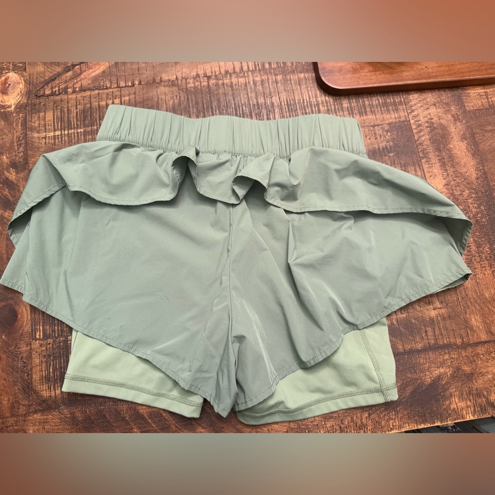 Stylish Women's Olive Green Skorts